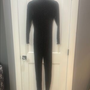 Naked Wardrobe Black Leopard Print Jumpsuit